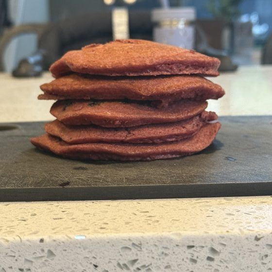 Sneakies pancakes, real families enjoying breakfast